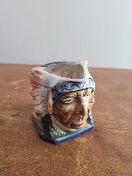 Toby mug natif américain made in occupied japan
