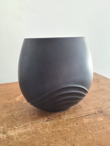 Vintage vase noir rosenthal studio linie Germany