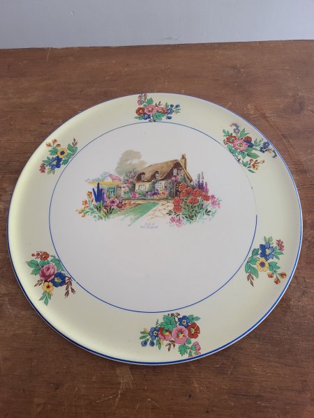 Assiette a bit of old england made in england H&k TUNSTALL 1434