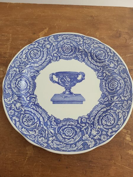 Assiette blanche et bleu the spode blue room collection warwick vase spode made in england