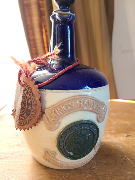 Superbe bouteille à whisky Kings Ransom