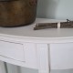 Superbe table crédence blanche avec un tiroir