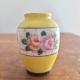 Petit vase jaune miniature made in occupied japan