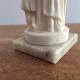 Sculpture en albâtre famille signée P.A.T genuine alabaster hand carved sur plaque de marbre4