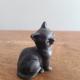 Chat noir vintage assis Beswick England