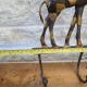 Crochets de fonte mural (4) girafes en métal peinte à la main3