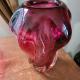 Lot de verre soufflé style Murano rose 5 morceaux5