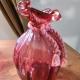 Lot de verre soufflé style Murano rose 5 morceaux6