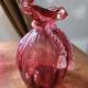 Lot de verre soufflé style Murano rose 5 morceaux7