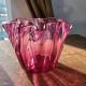 Vase petit format verre cranberry rose4