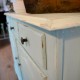 Buffet turquoise et beige style shabby rustique chic5