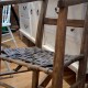 Chaise berçante antique en bois3